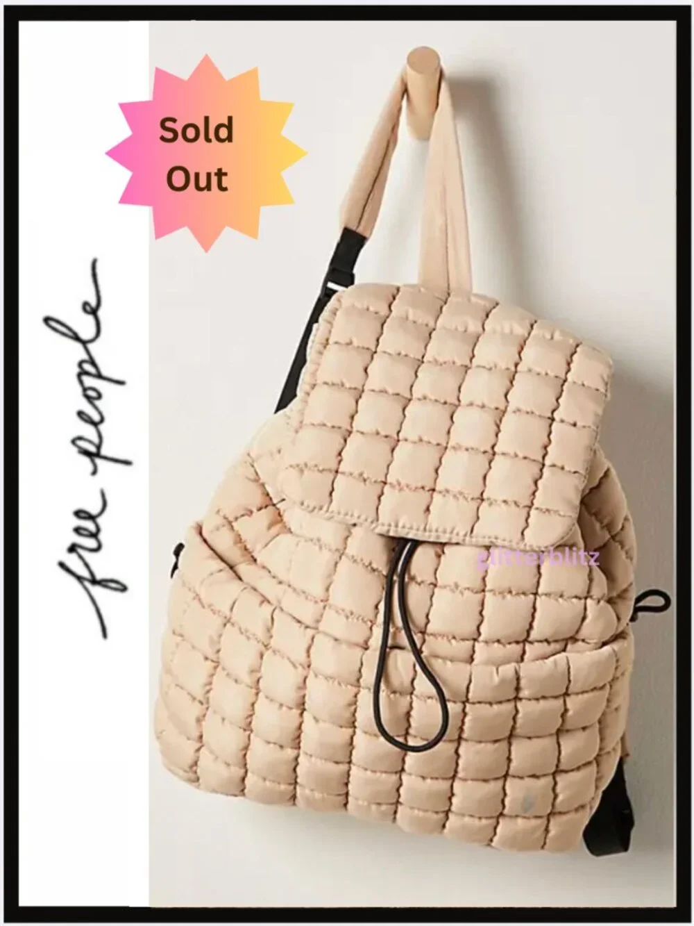 Free People Quilted Hiker Backpack